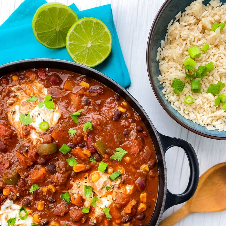 Veganes Slow Cooker Chili