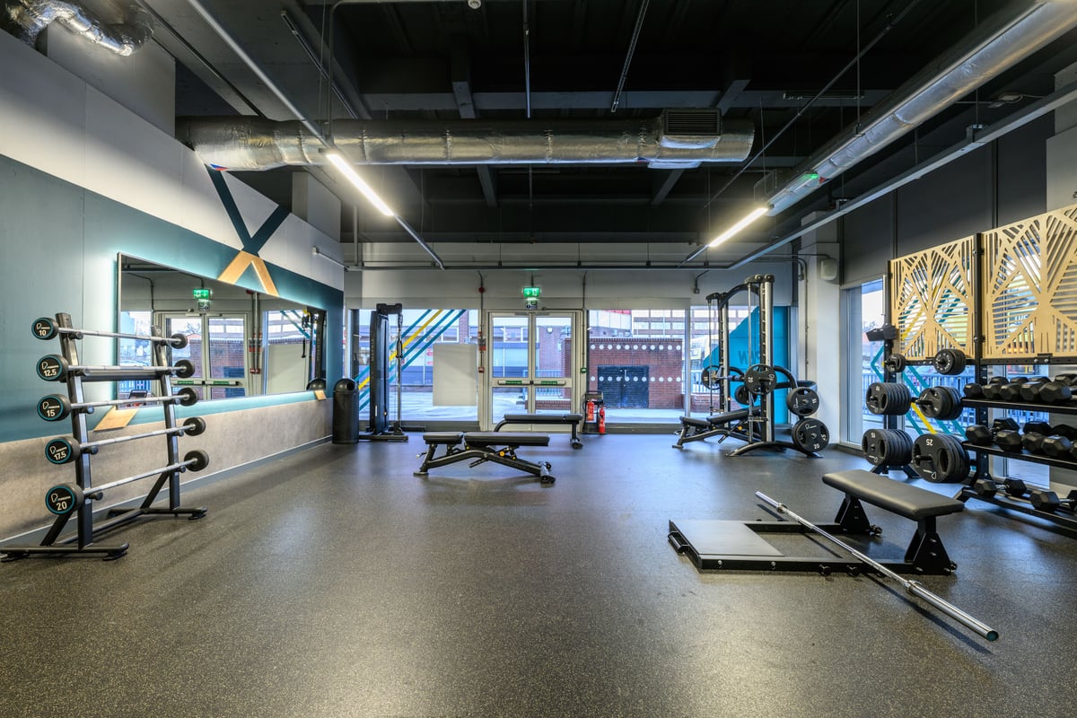 PureGym Salford stretch area