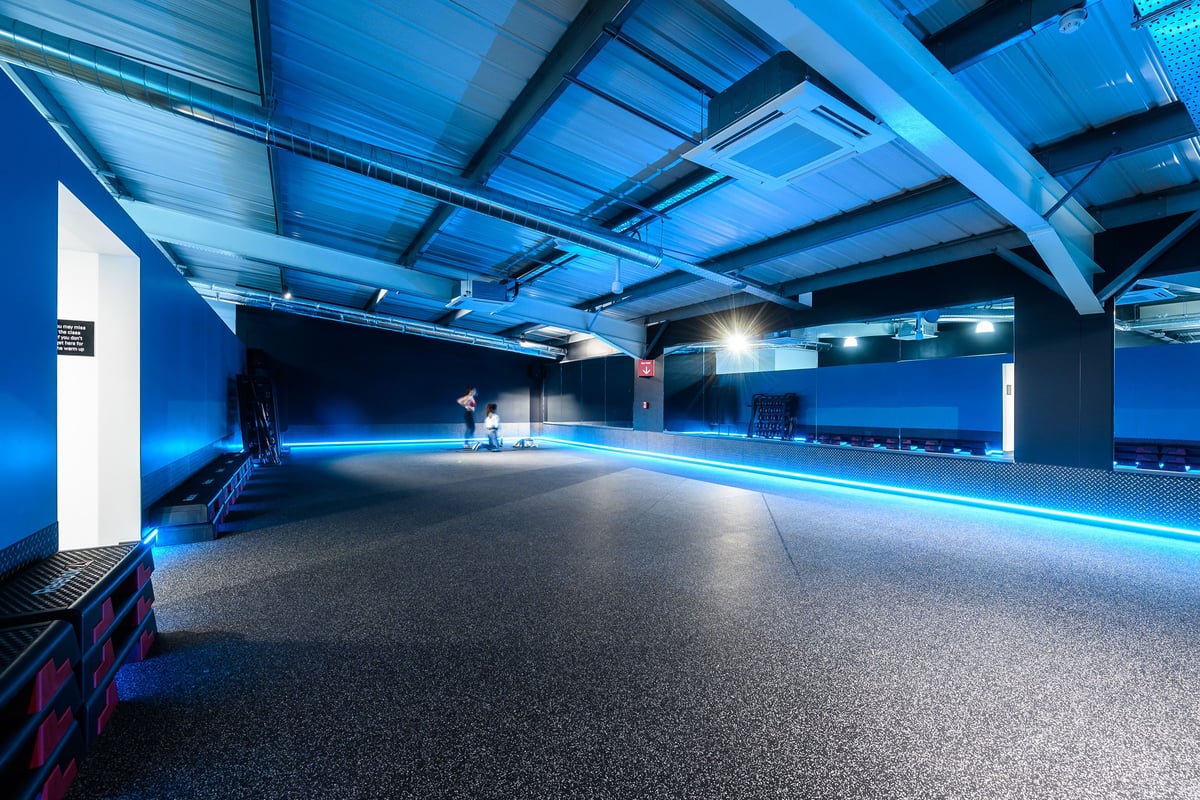 PureGym Bristol Abbey Wood Retail Park: group exercise studio