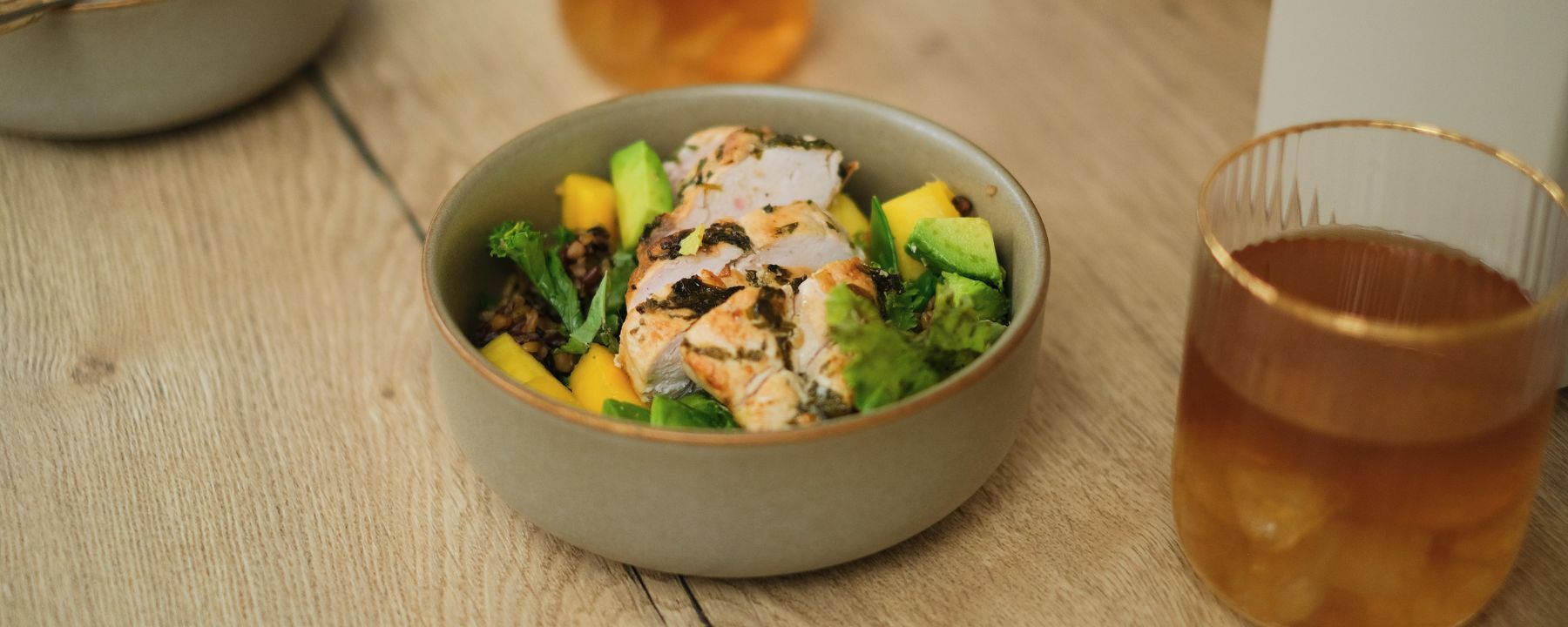 Poulet-Mango-Salat 