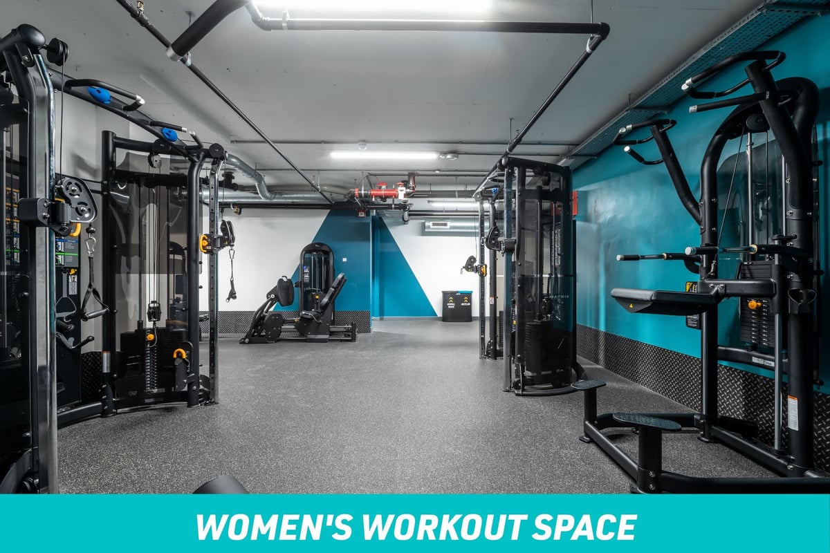 PureGym London Swiss Cottage Women's Workout Space: Cables Machines and Assisted Pull Up Machine