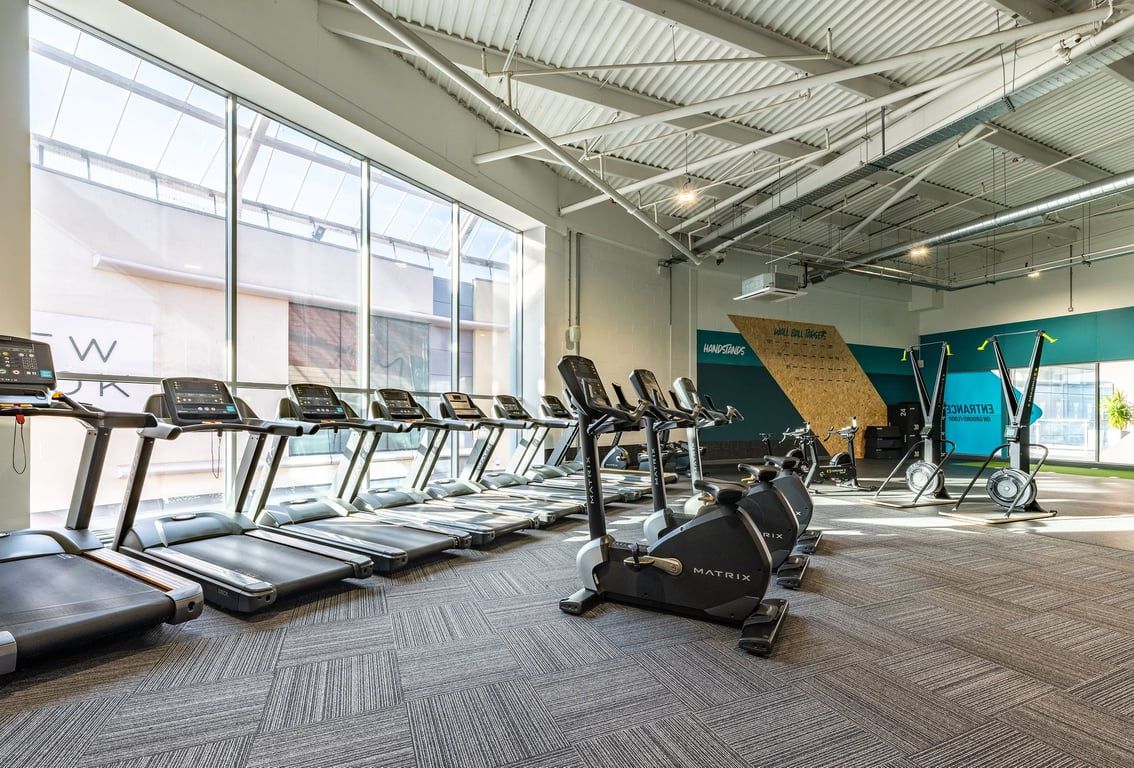 PureGym Nuneaton bikes and treadmills