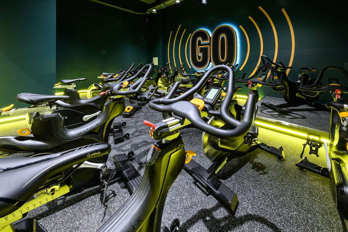 PureGym London Kentish Town cycle studio