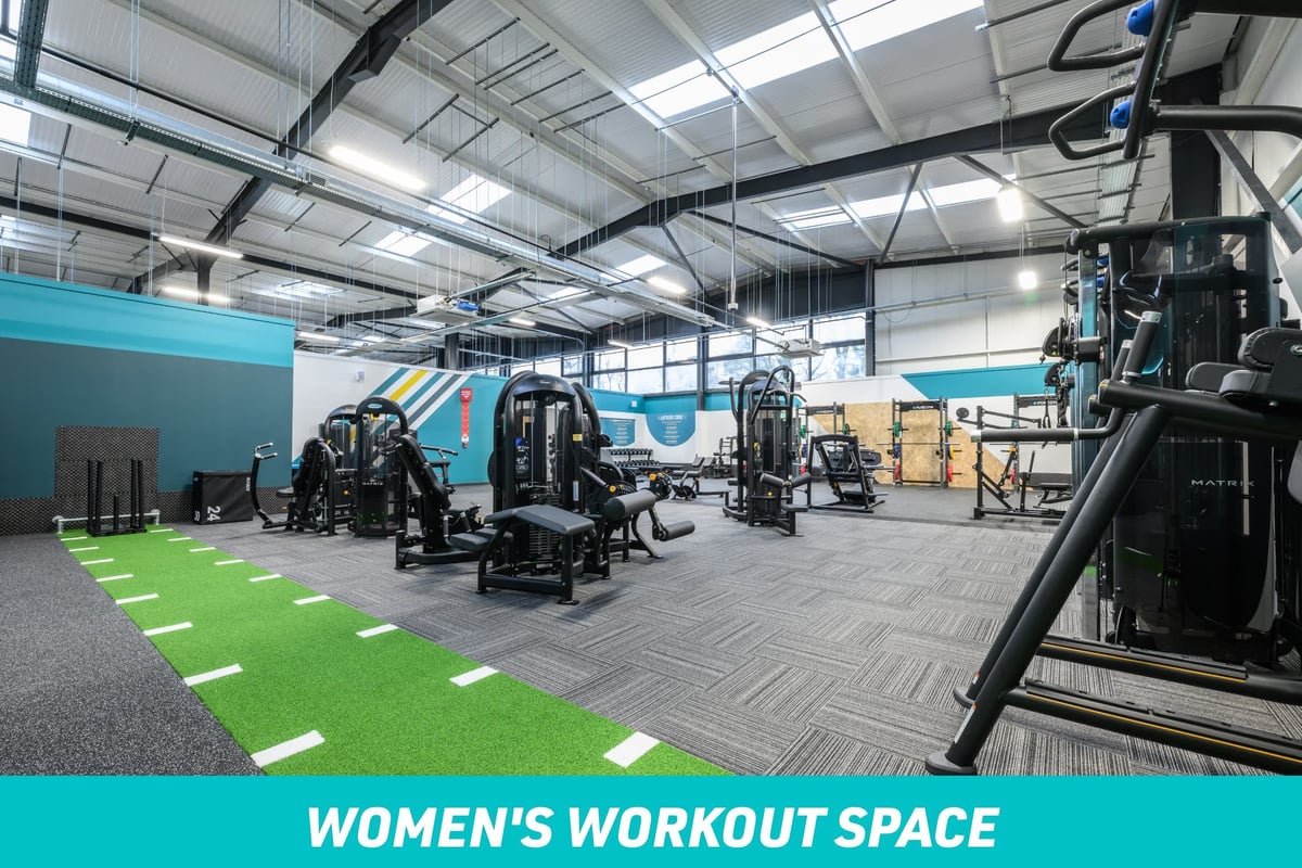 PureGym Basingstoke Women's Workout Space functional area