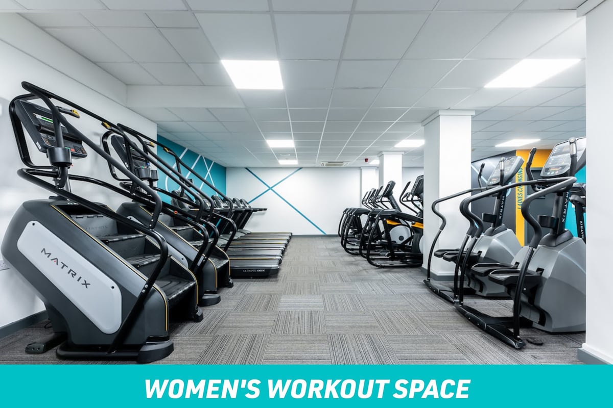 PureGym Dunstable: Women's Workout Space with cardio machines