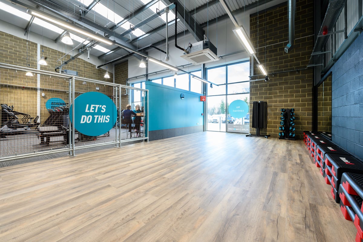 PureGym Haverhill group exercise studio