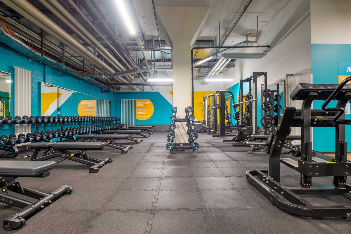 Basel Markthalle Free Weights Area