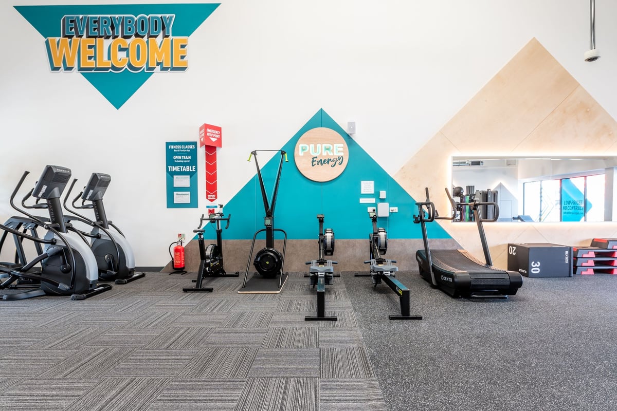 PureGym Diss cardio equipment