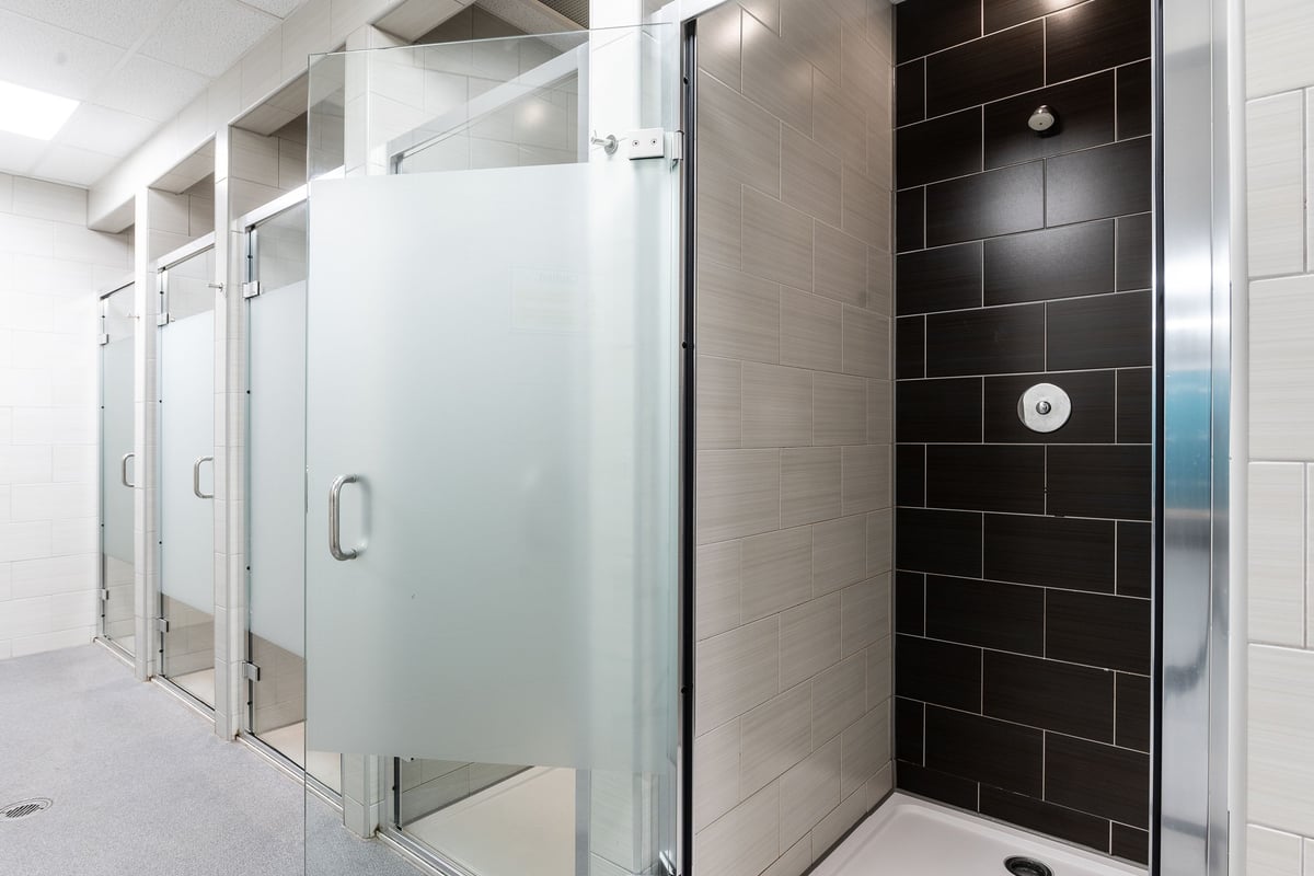 PureGym Bradford Thornbury shower cubicles
