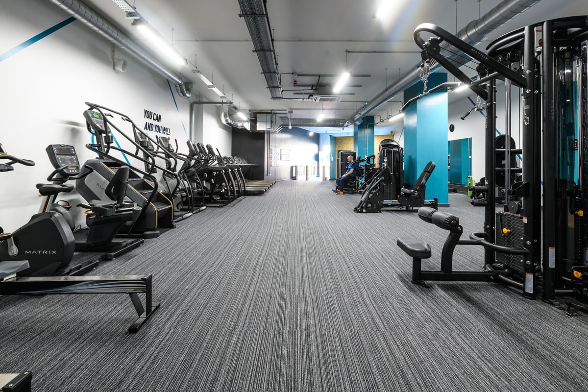 PureGym East Grinstead cardio machines and pull down machine