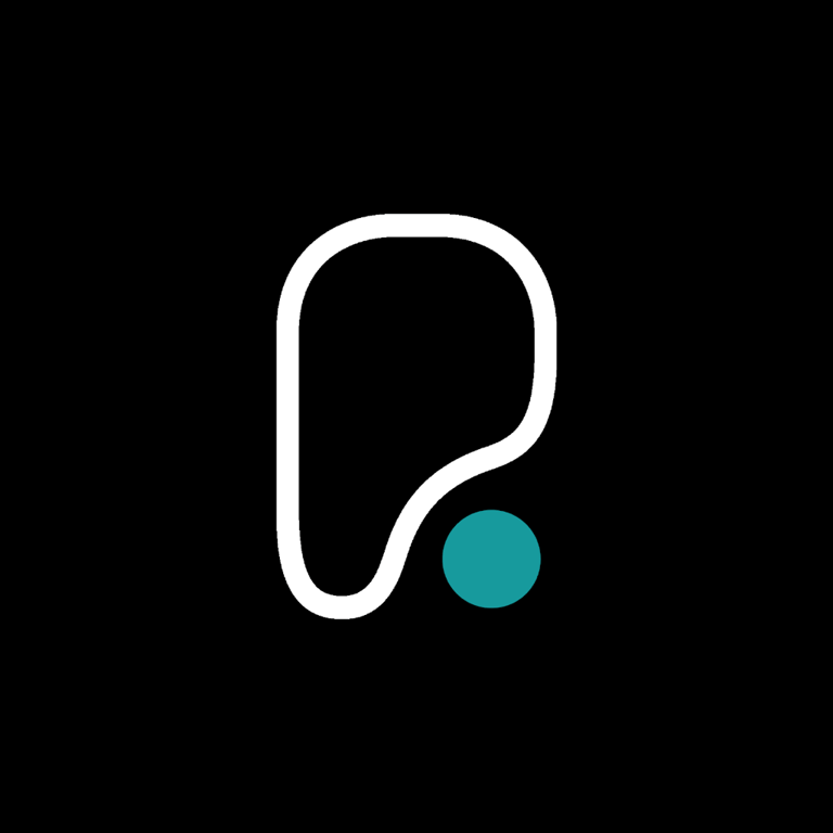 PureGym-Logo auf schwarzem Hintergrund