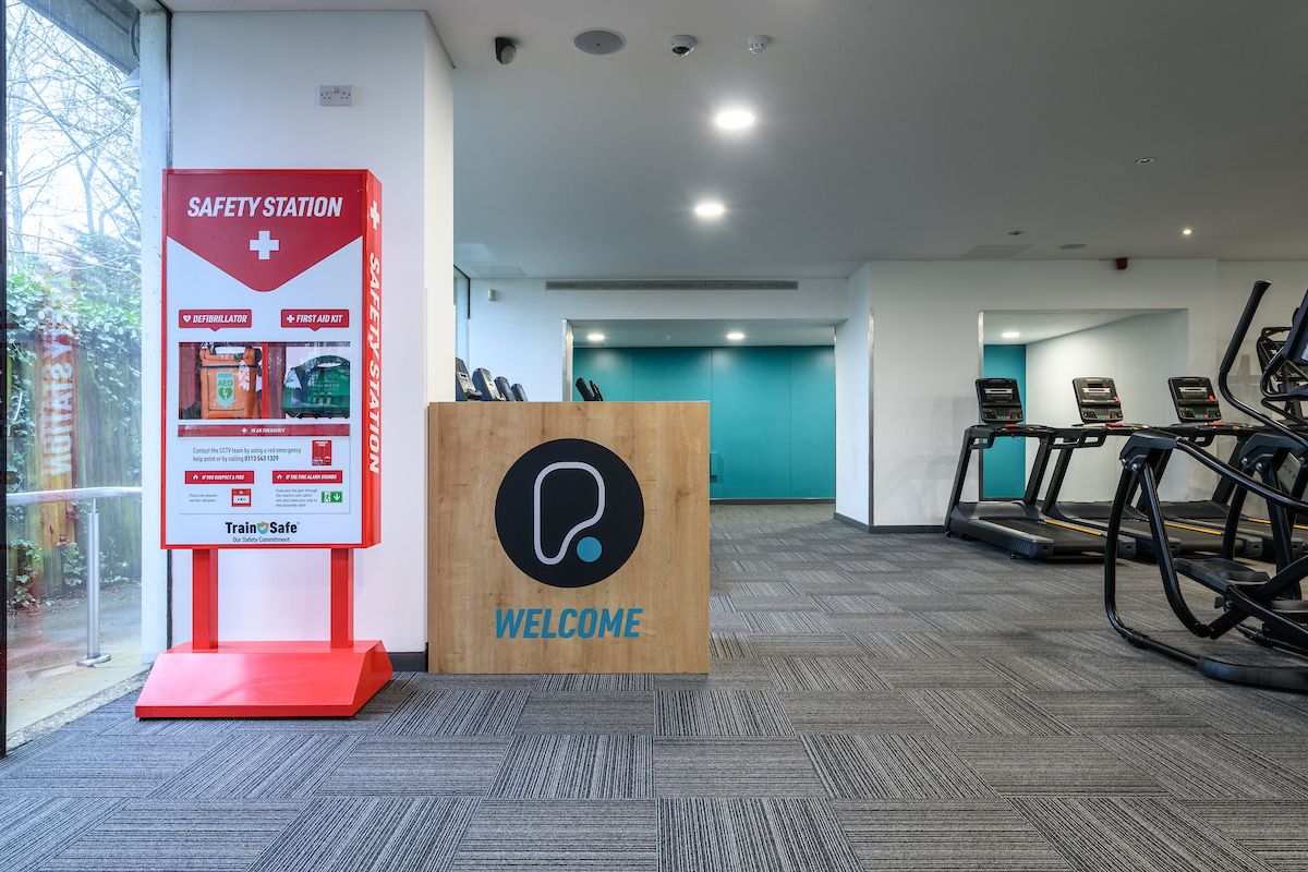 PureGym Borehamwood hub area and safety station