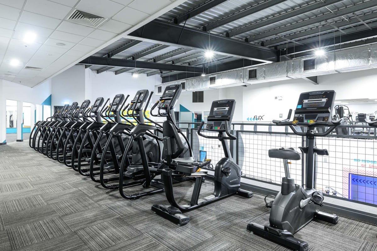 PureGym London Park Royal crosstrainers and bikes