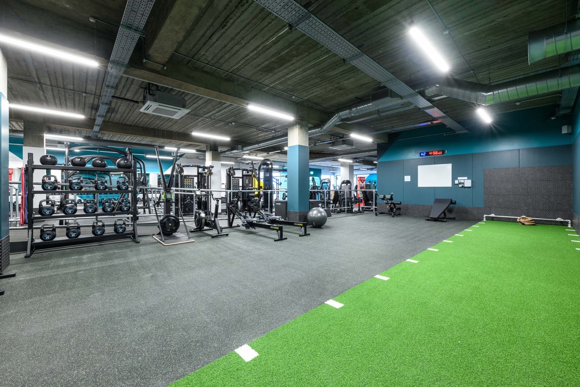PureGym Wickford Functional Area with sled track