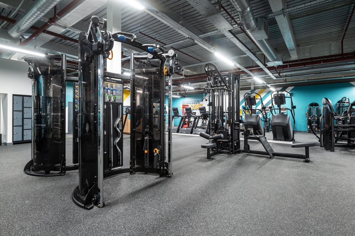 PureGym Erith fixed pin machines