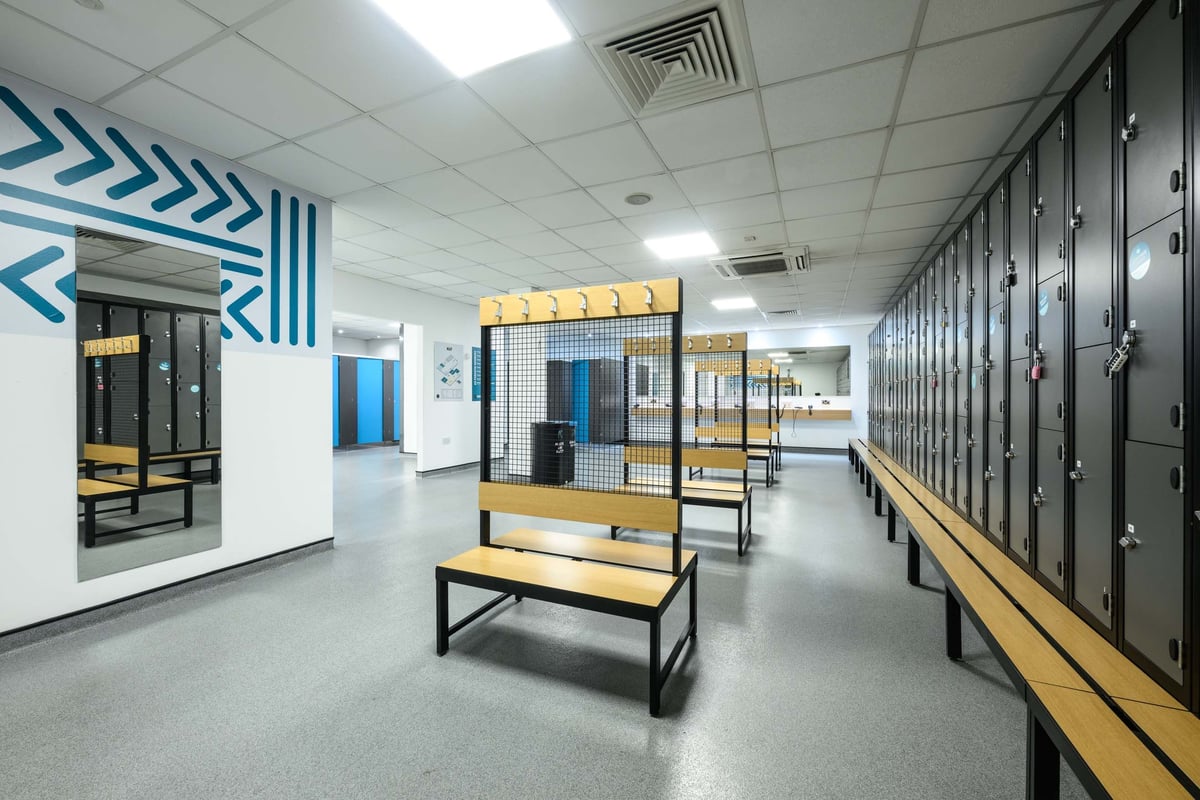 PureGym London Park Royal Changing Room