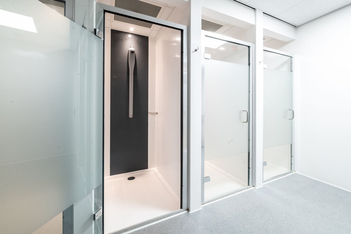 PureGym Orpington Central showers