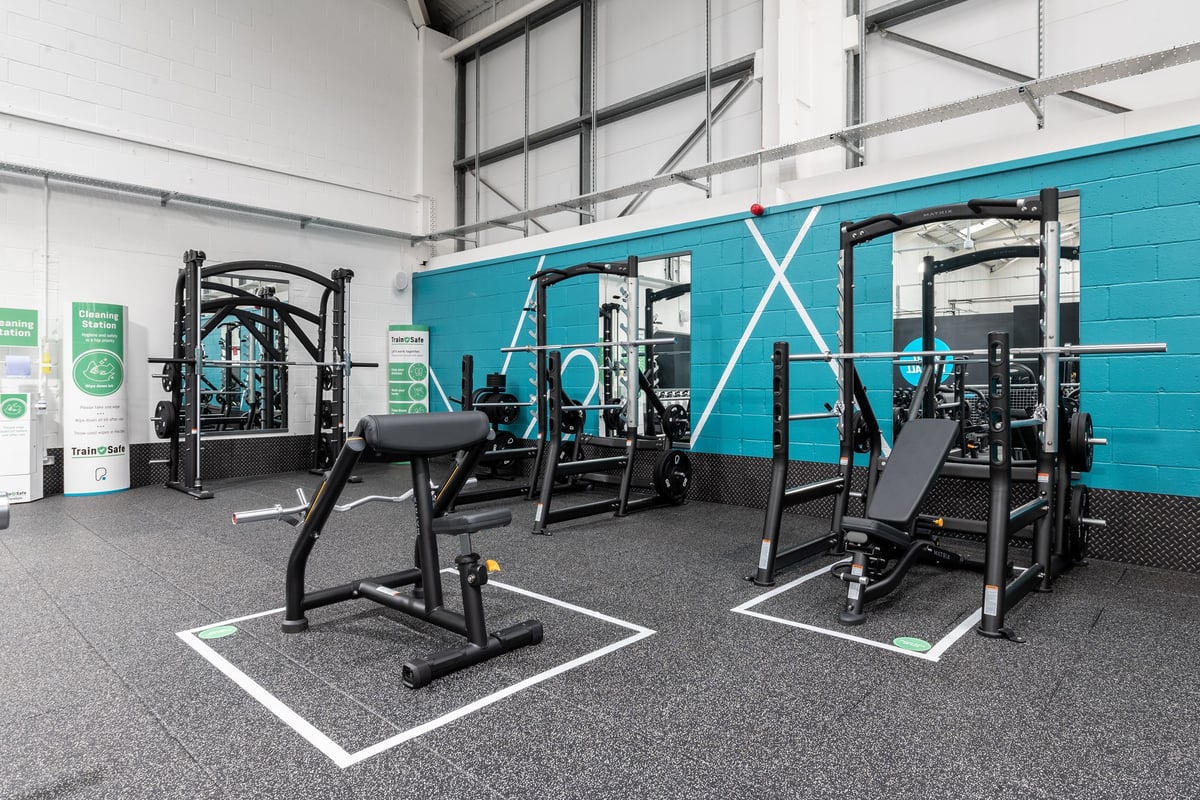 PureGym Canterbury Wincheap Riverside Free Weights Area 