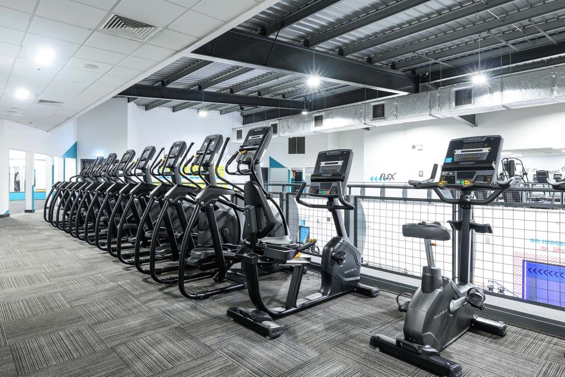 PureGym London Park Royal crosstrainers and bikes