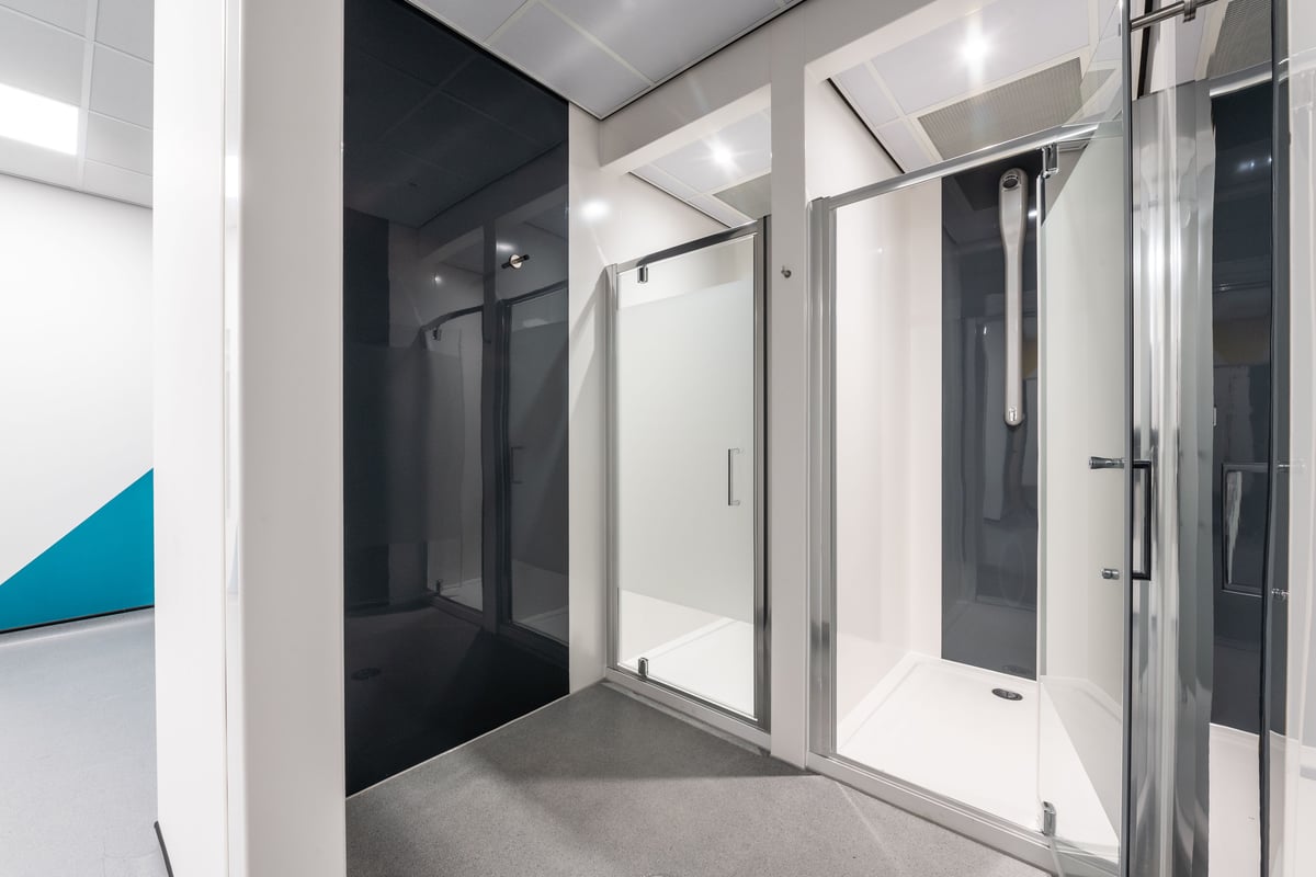 PureGym Guiseley showers