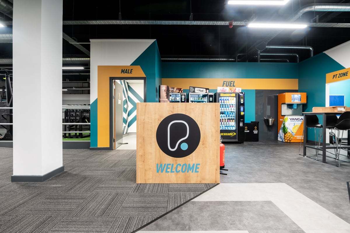 PureGym Edinburgh Ocean Terminal hub area