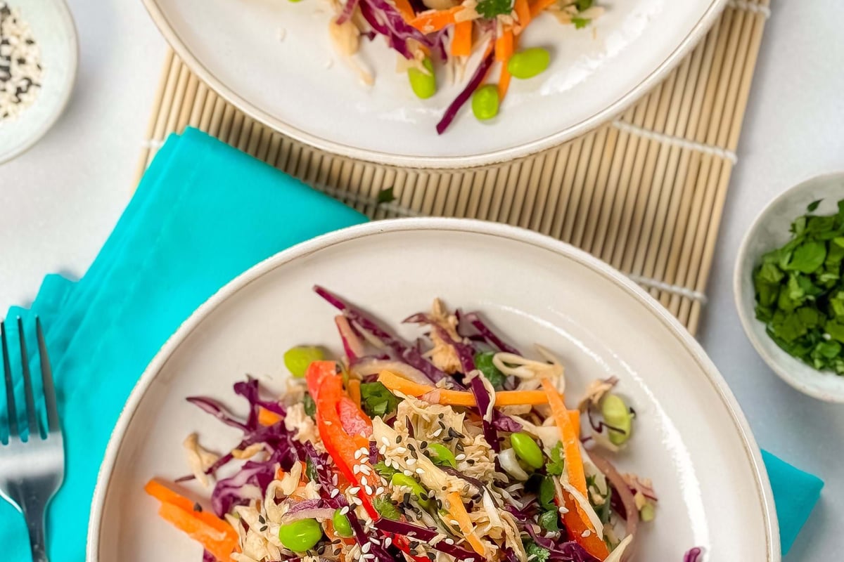 Chicken Satay Slaw Salad Recipe