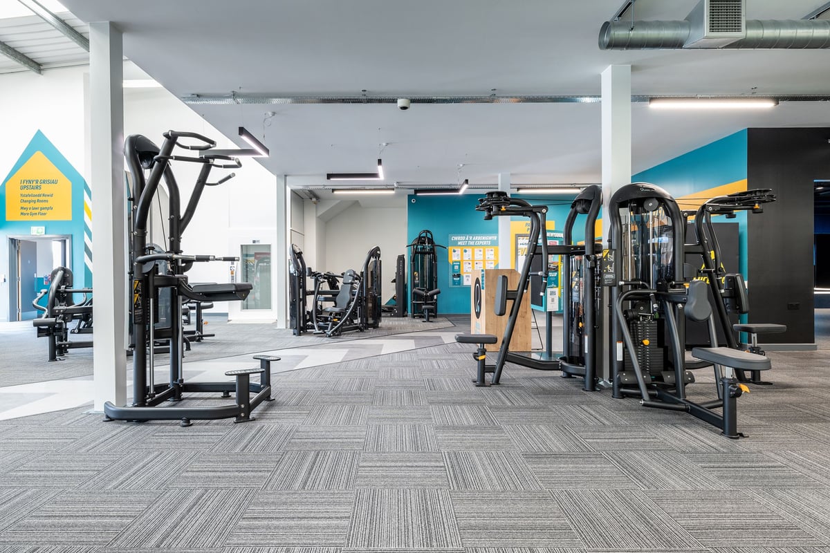 PureGym Rhyl fixed pin machines
