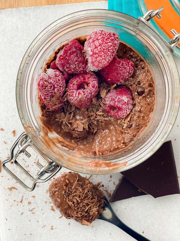 Overnight Chocolate Chai Pudding