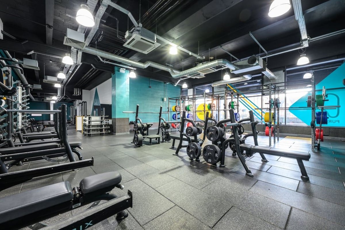 PureGym Birmingham Snow Hill Plaza free weights area