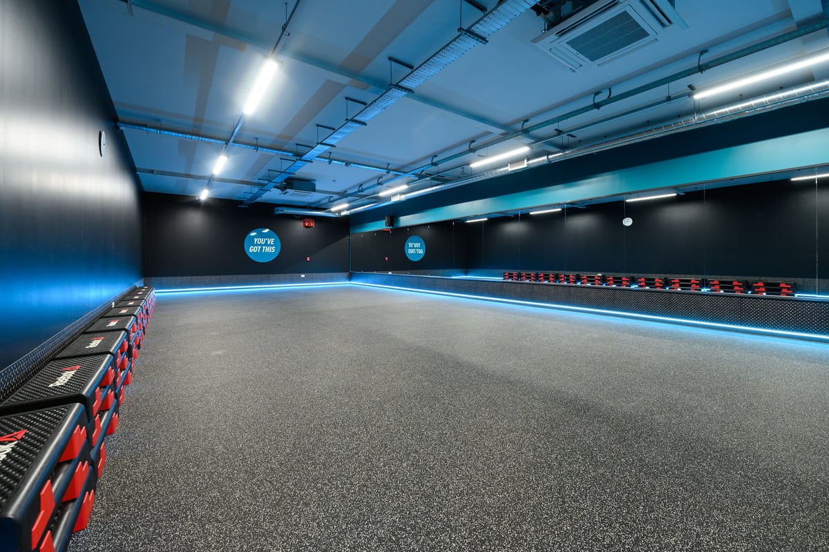 PureGym Exeter Bishops Court group exercise studio