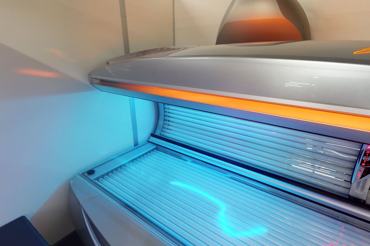 PureGym Winterthur Töss: Solarium dans une chambre privée.