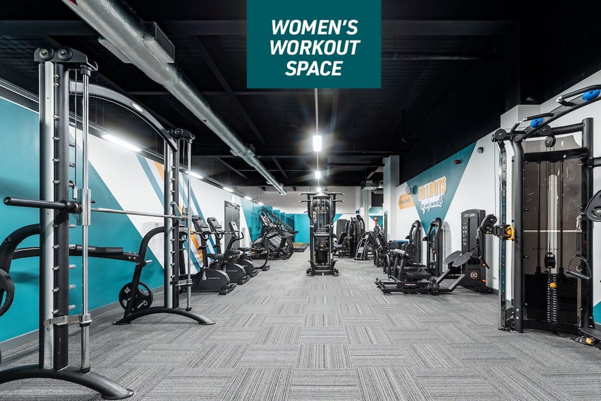 Typical Representation WWS Women's Workout Space Demographic Fixed Pin