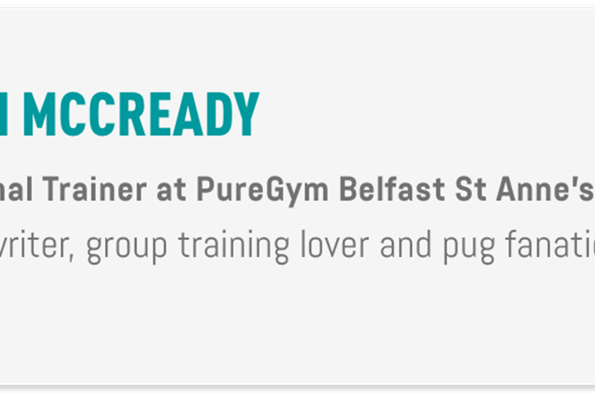 Gilli Mccready is a personal trainer at PureGym Belfast St Annes Square