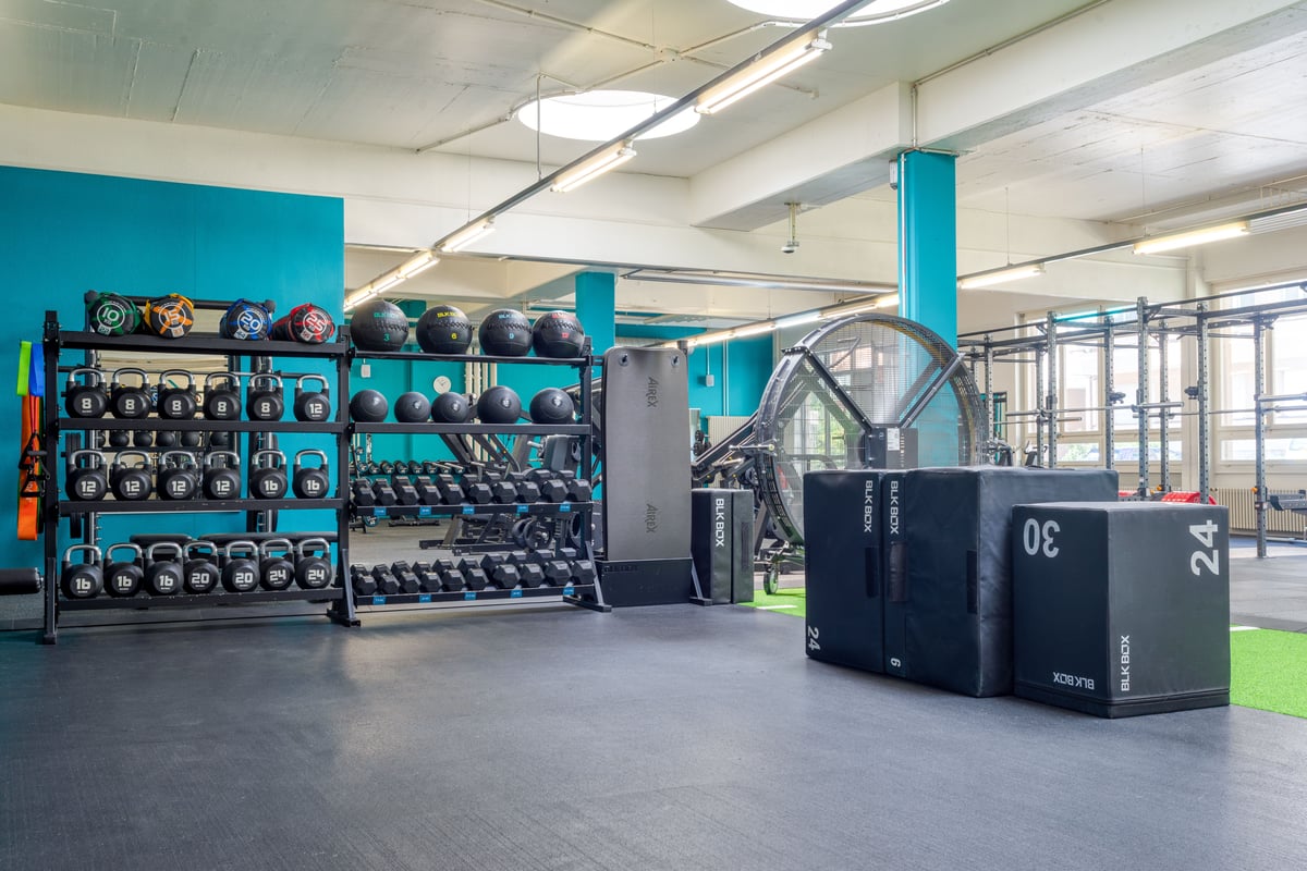 Basel St Johann weights area