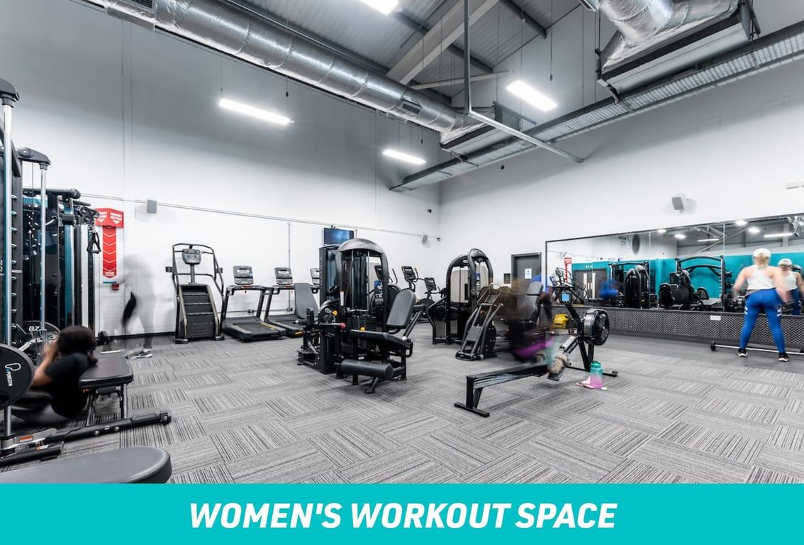 PureGym Birmingham West: Women's Workout Space - fixed-pin and cardio machines