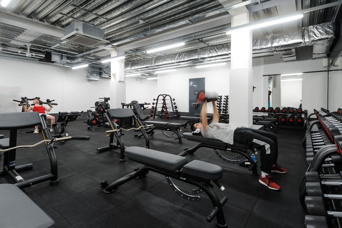 PureGym Colindale Free Weights Area 