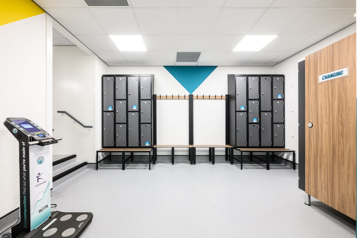PureGym Cumbernauld changing rooms