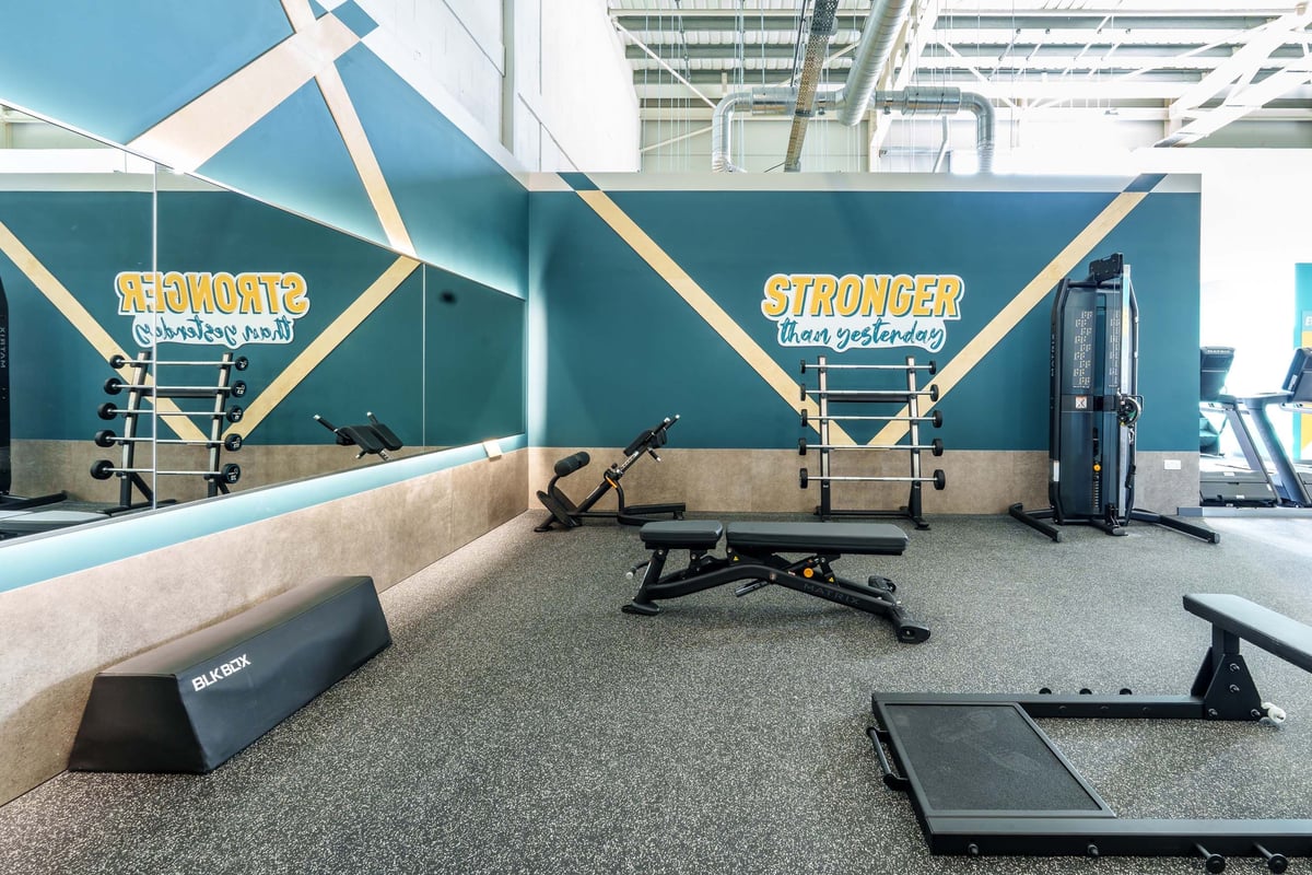 PureGym Bury Woodfields stretch area