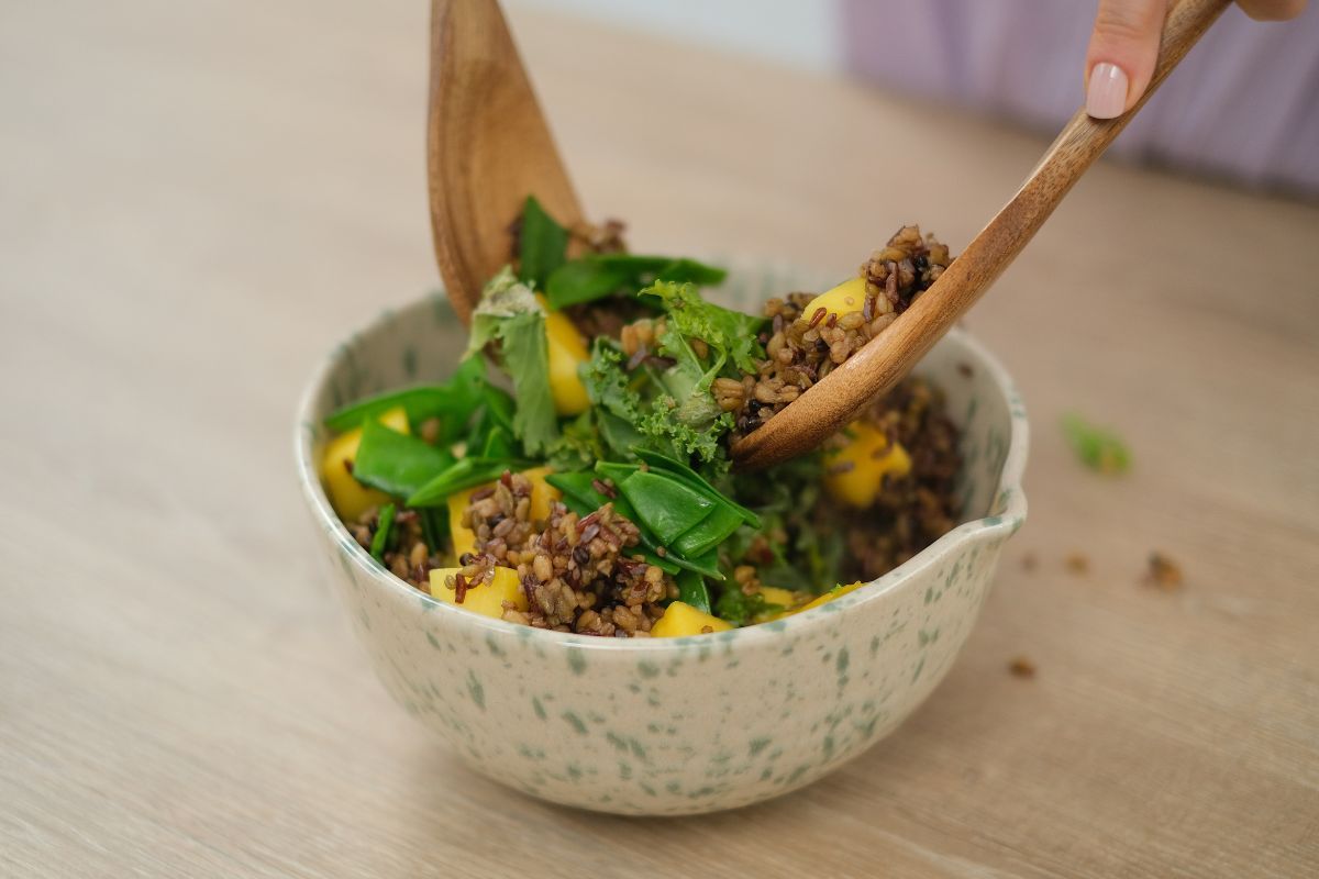 Poulet-Mango-Salat 