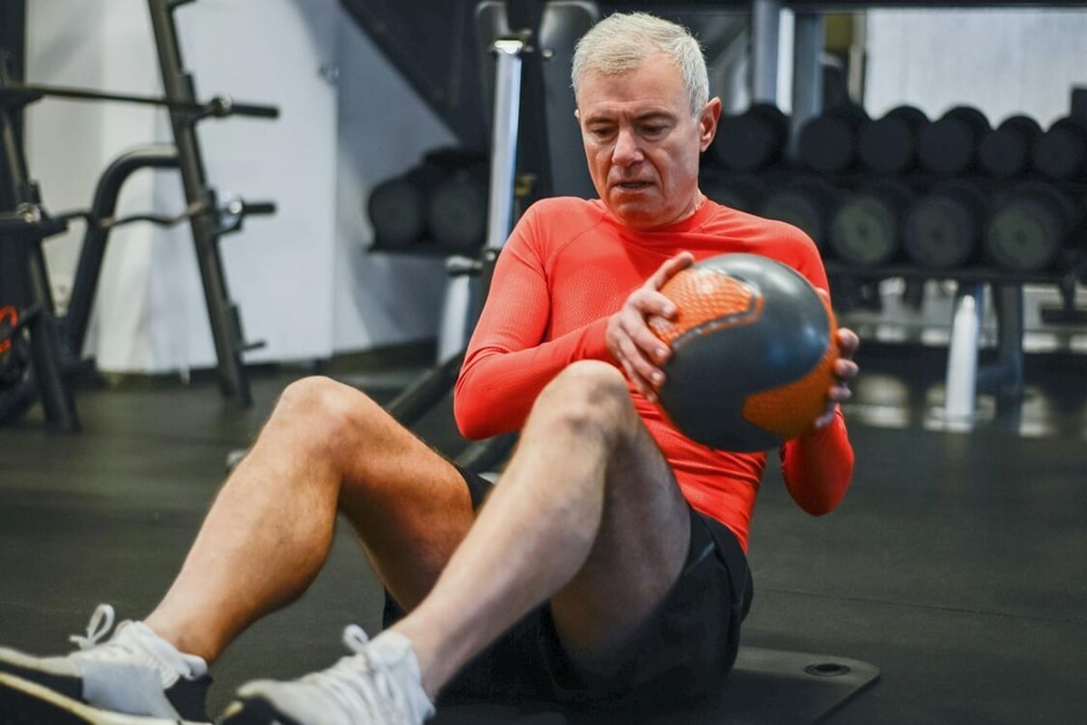 Man with ball