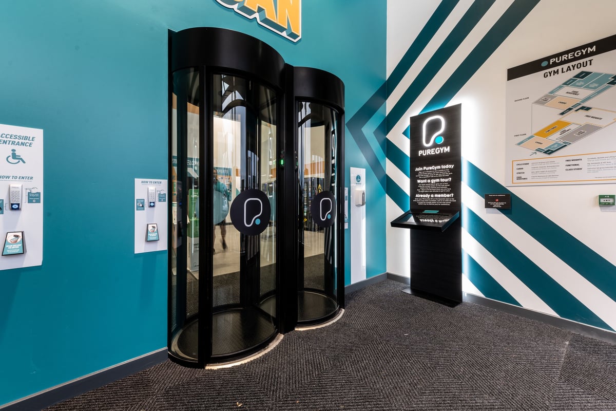 PureGym Edinburgh Craighleith entry pods
