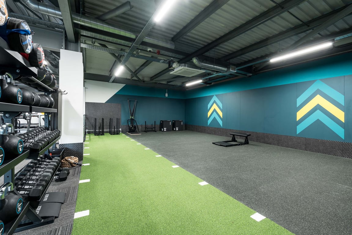 PureGym Skipton Functional Area with sled track