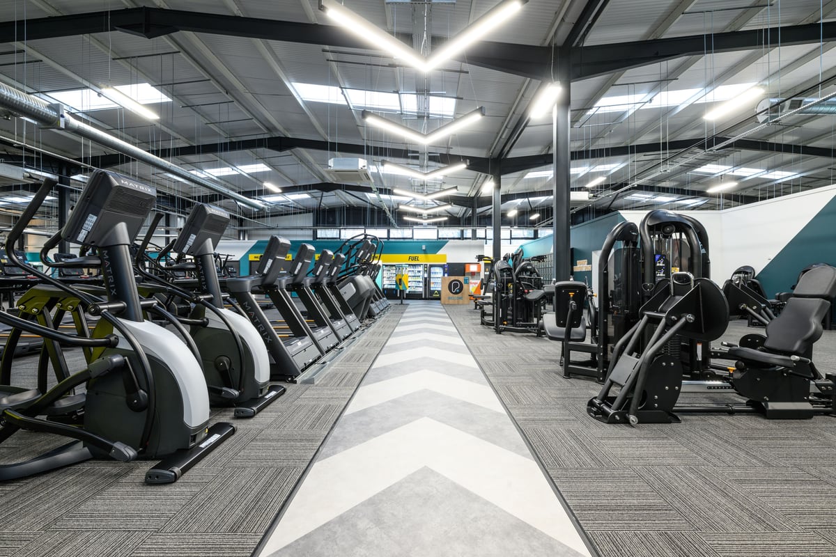 PureGym Basingstoke cardio and fixed pin machines