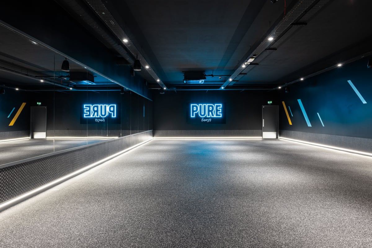 PureGym Falkirk group exercise studio