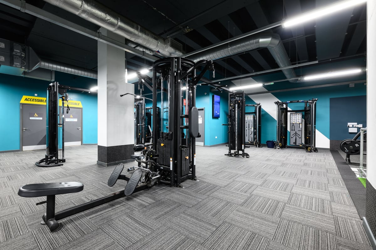 PureGym Salford fixed pin machines