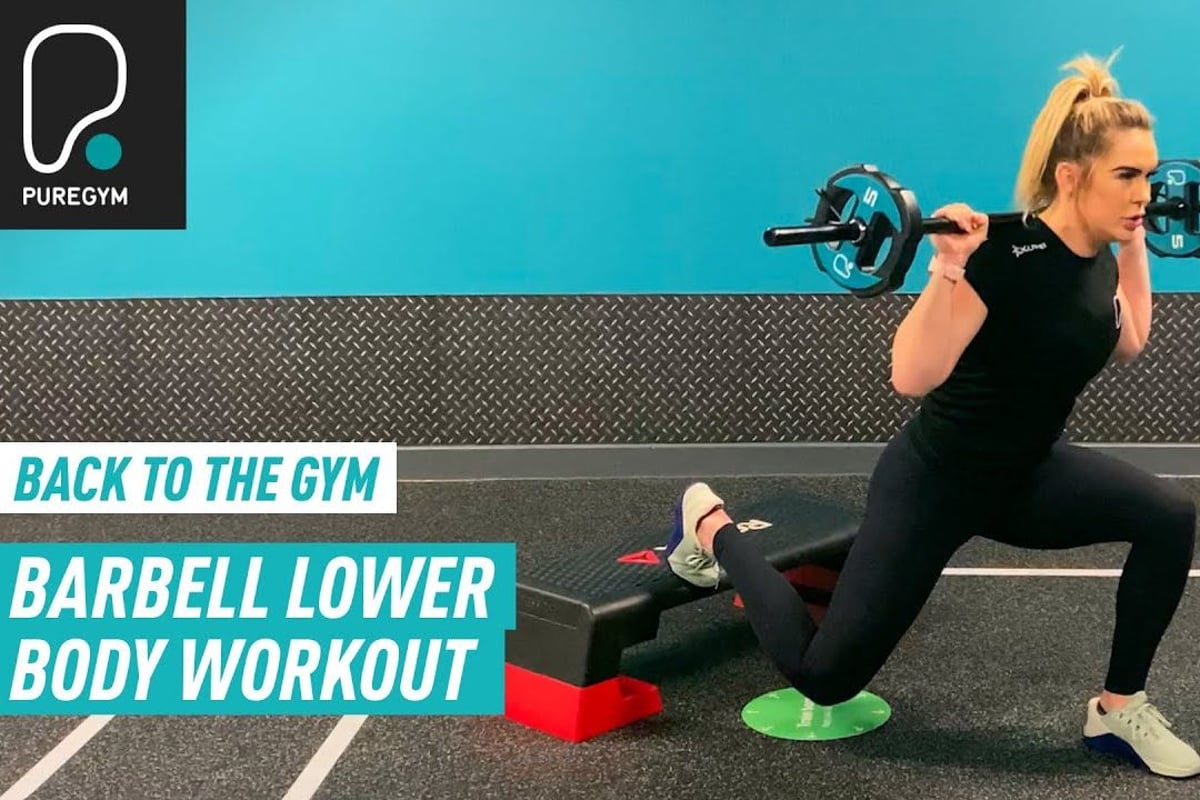 Back to the gym: Barbell lower body workout