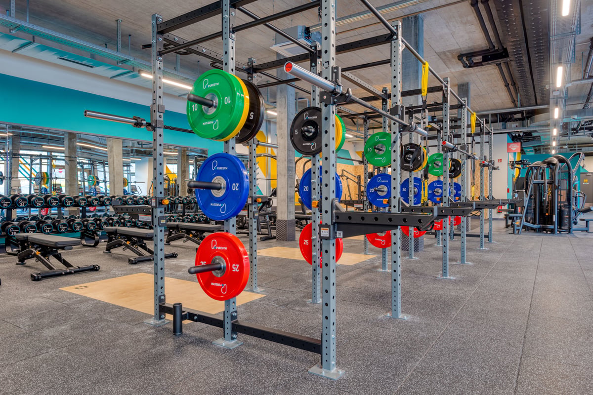 PureGym Altdorf: functional training area featuring weights