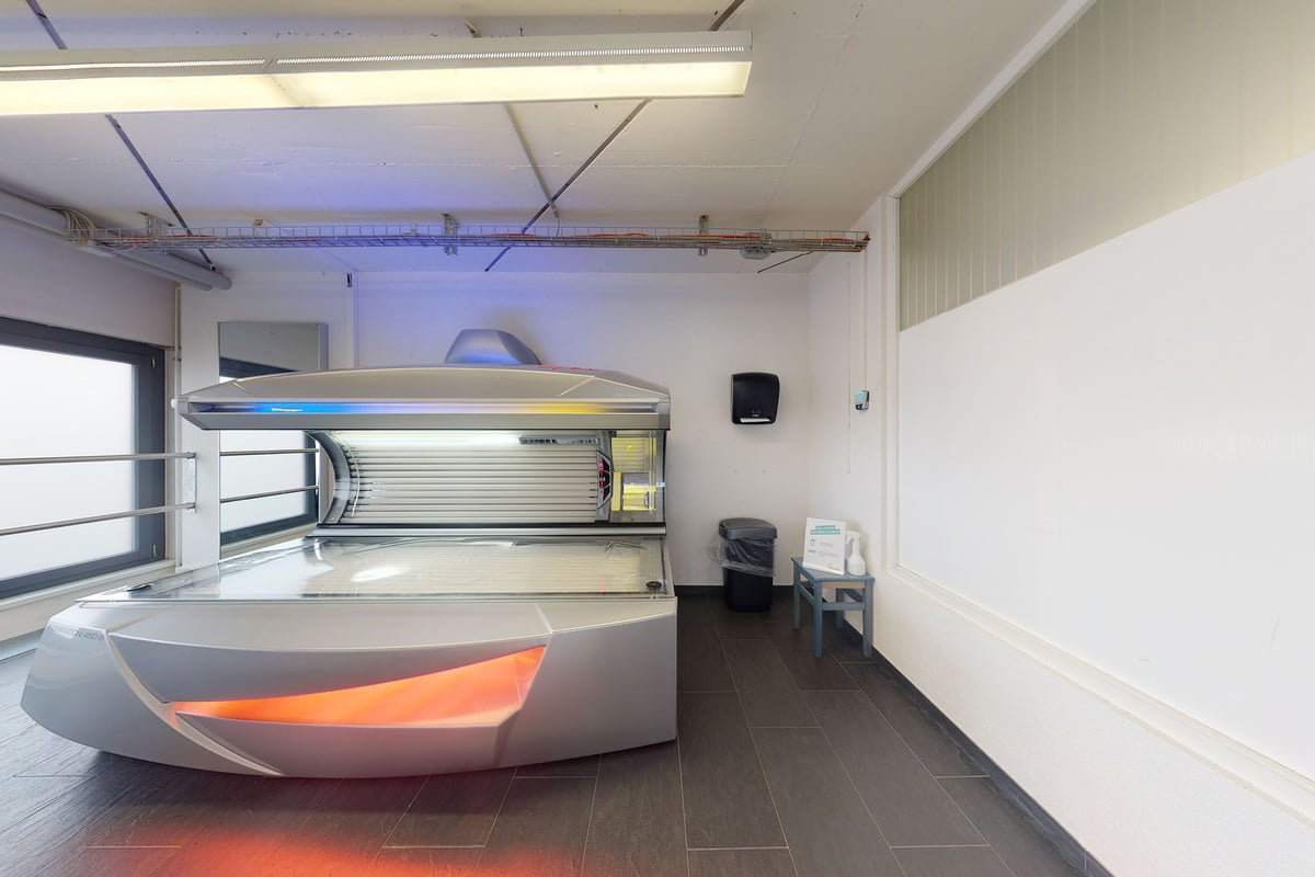 PureGym Uster: Solarium dans une chambre privée.