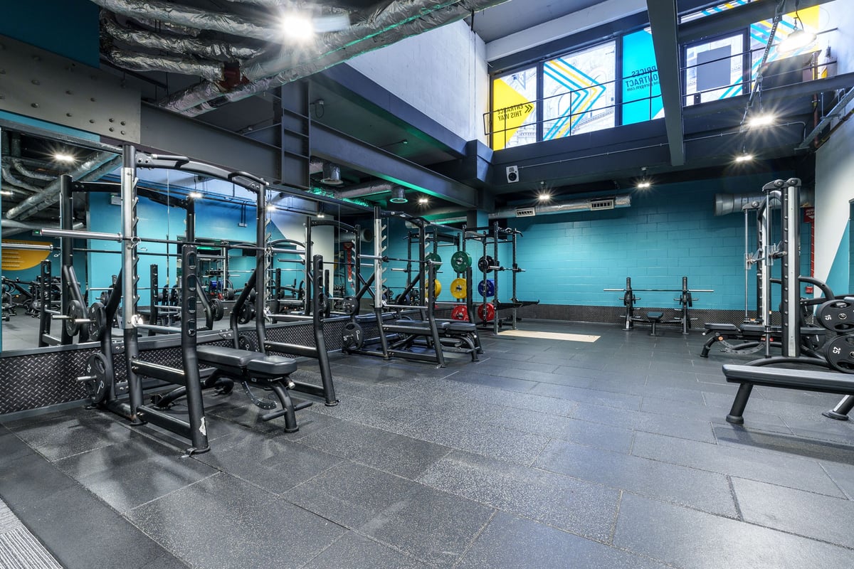 PureGym Leeds City Centre South squat racks