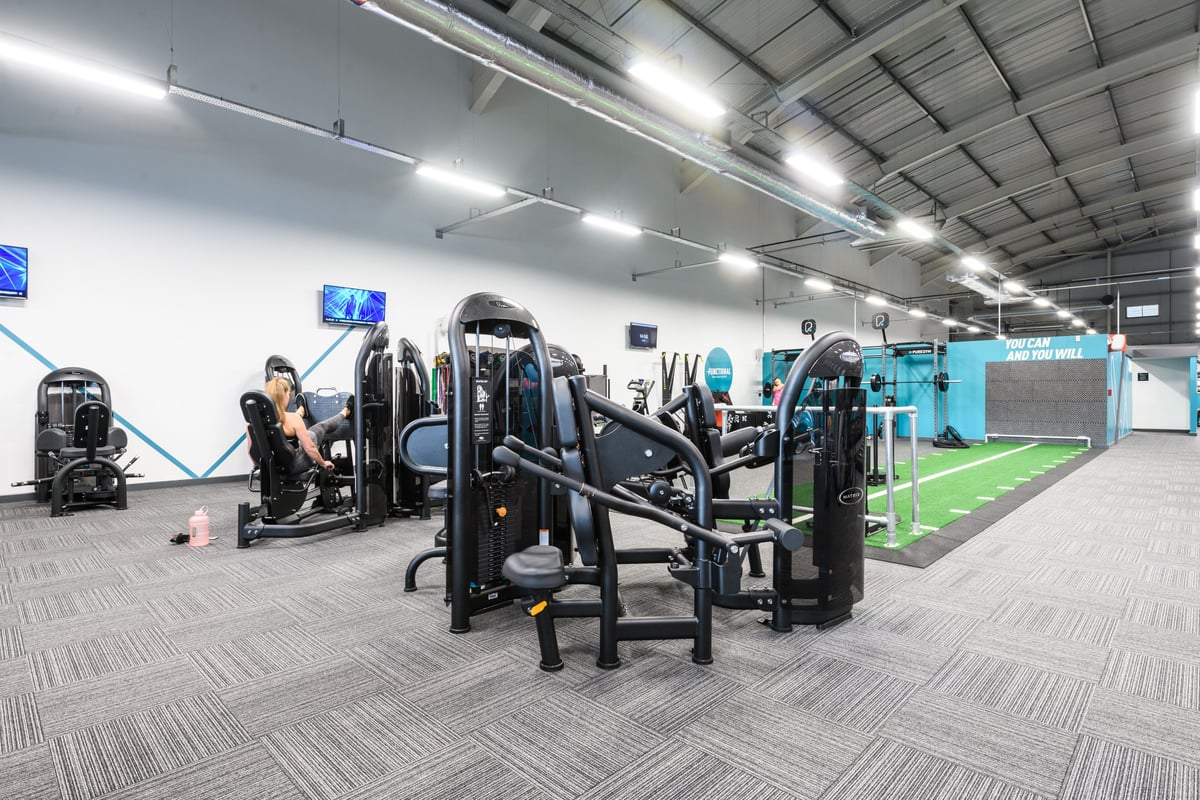 PureGym Fareham fixed pin machines